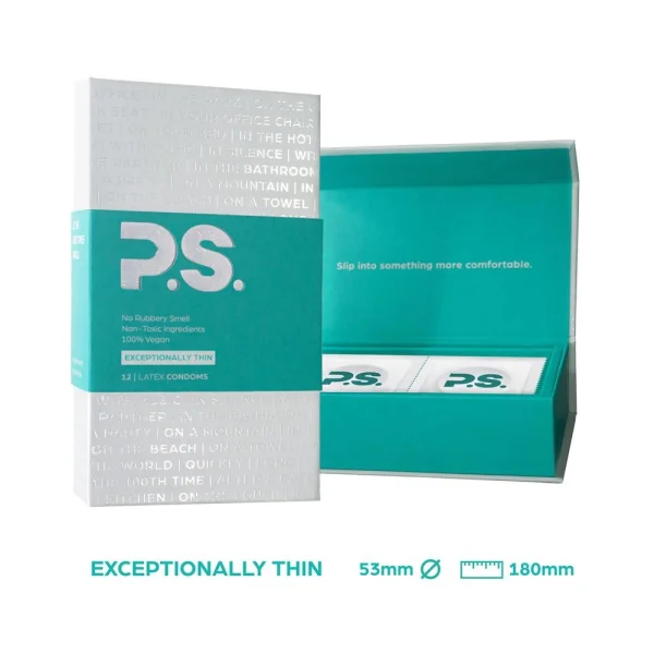 P.S. Ultra-Thin Vegan Condoms | 12-Pack — image 4 of 6
