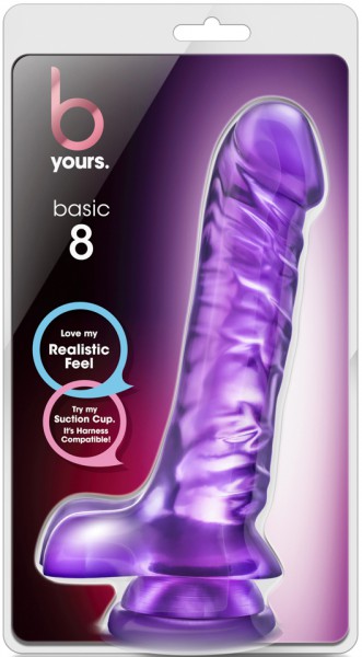 8" Jelly Cock+ Balls