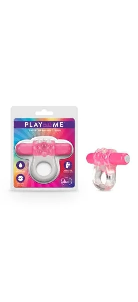 Blush - Play with Me - Teaser Vibrating C-Ring - Pink