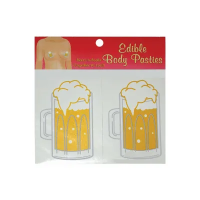 Edible Body Pasties Beers n Boobs