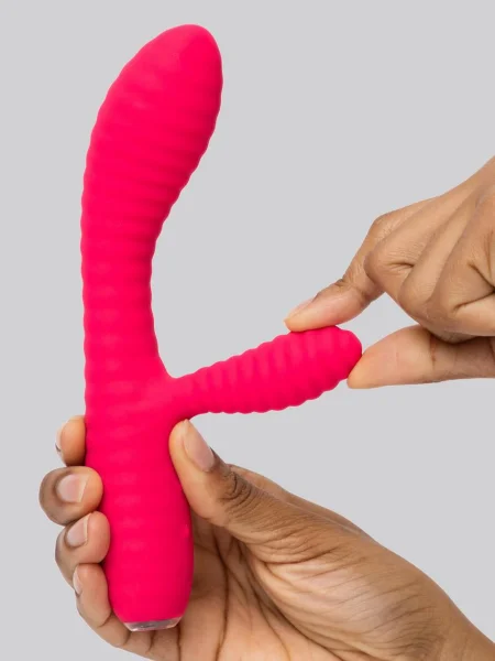 Lovehoney Ripple Rabbit Rechargeable Silicone Ribbed Rabbit Vibrator