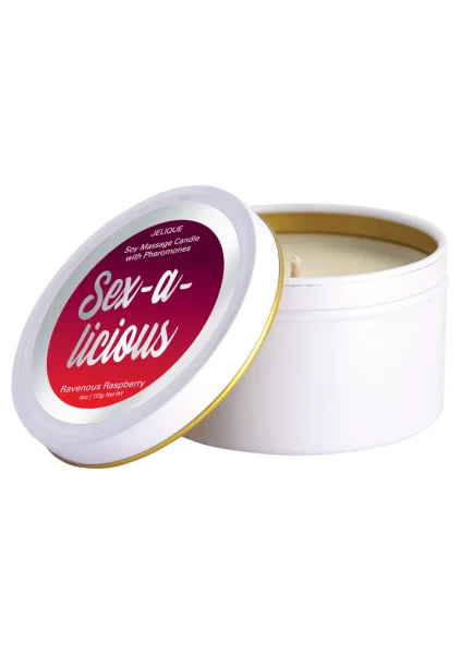 Jelique Sex-A-Licious Ravenous Raspberry  Massage Candle
