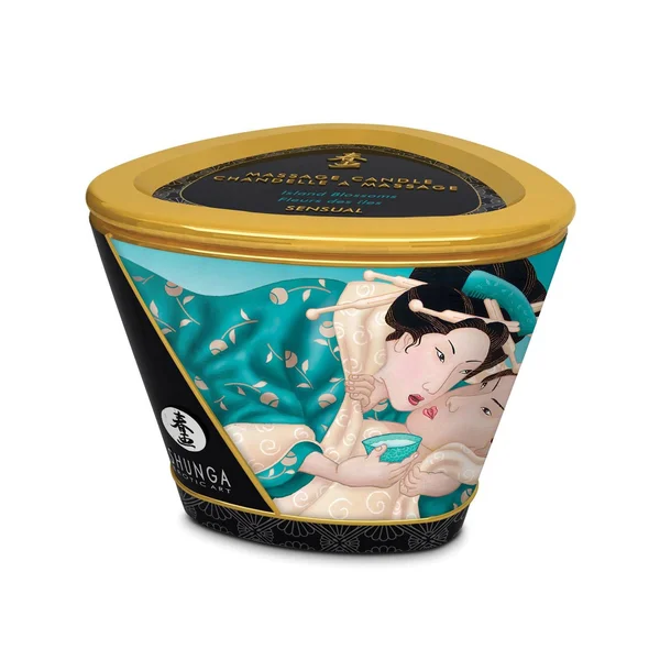 Shunga Massage Candle - 5.7 Oz Island Blossoms — image 5 of 5