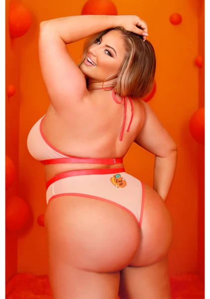 Just Peachy Halter Top and Cheeky Panty - Queen Size — image 4 of 4
