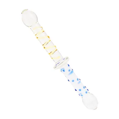 Lucent Plex Double Ended Glass Massager