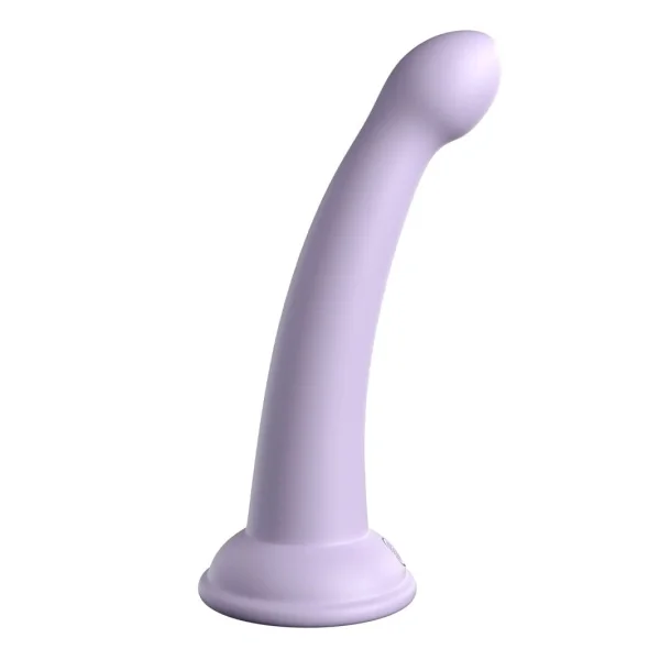 Dillio Platinum Secret Explorer Silicone 6" Suction Cup Dildo - Lavender