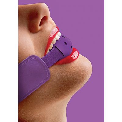 Brace Ball Gag Purple Purple