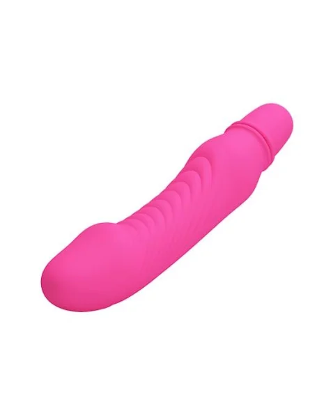 Stev Vibrating Dildo - 5.3 Inch - Red