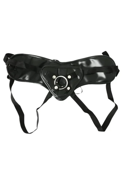 Pleather Corsette Strap On - Plus Size