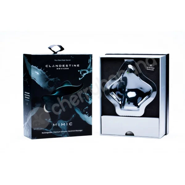 Mimic Black Rechargeable Clitoral Palm Vibrator