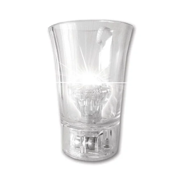 Light Up Diamond Shot Glass With String Clear