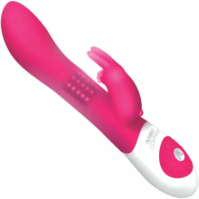 Beaded Rabbit Silicone Rechargeable Vibrator by The Rabbit Company Pink