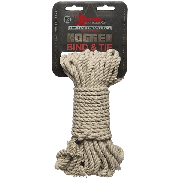 Kink Bind & Tie Hemp Bondage Rope - 50 ft
