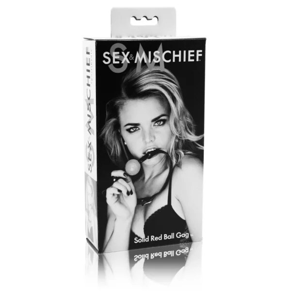 Sex & Mischief Solid Red Ball Gag
