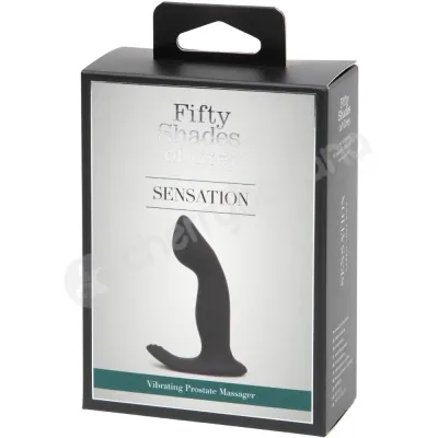 Fifty Shades Of Grey Sensation Black Rechargeable P spot Prostate Vibrator