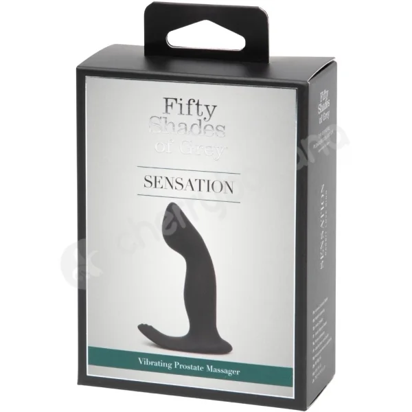 Fifty Shades Of Grey Sensation Black Rechargeable P-spot Prostate Vibrator