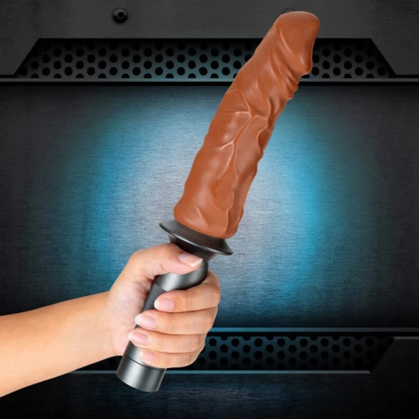 Lock On - Karbonite Dildo And Handle - Mocha — image 7 of 11