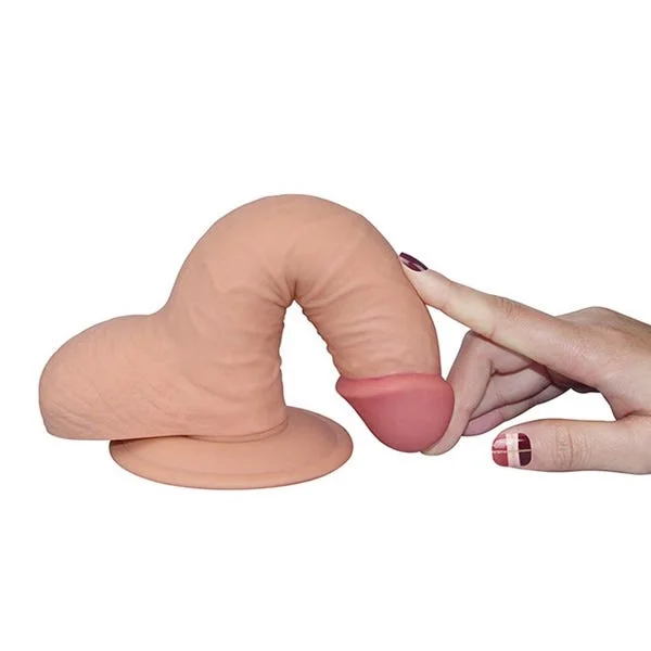 Lovetoy The Ultra Soft Dude 7.5 Inch Chubby Dildo