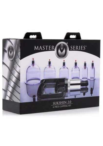 Sukshen 6 Piece Cupping Set With Acu-Points