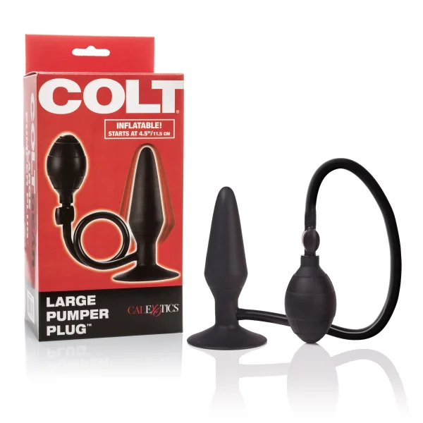 COLT Large Pumper Plug Black