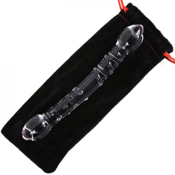 Dual Ended Glass G-Spot Massager - Two Types Of Sensations!