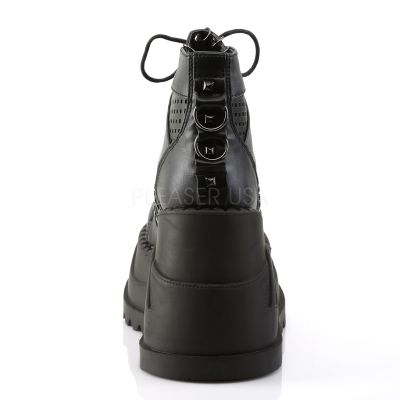4 3 4 inches PF Lace Up Front Wedge Bootie