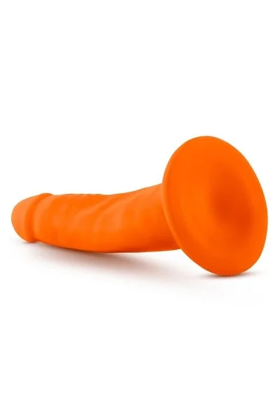 Blush Neo Neon Orange 6 Inch Dual Density Cock — image 4 of 13