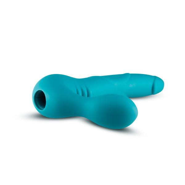 Blush Temptasia Luna Strapless Silicone Dildo with Bullet Vibrator