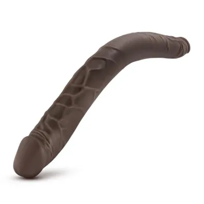 Dr Skin 16 Inch Double Dildo Chocolate