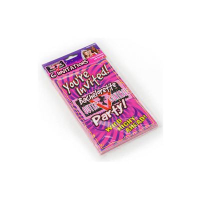 Hens Night Invites Pink One Size
