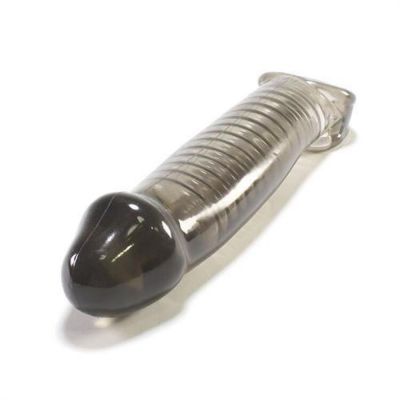 Oxballs Muscle Smooth Cocksheath Atomic Jock Penis Extender Smoke