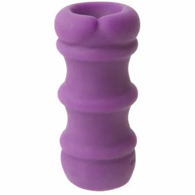 Mood Pleaser Thick Ribs Purple Masturbator