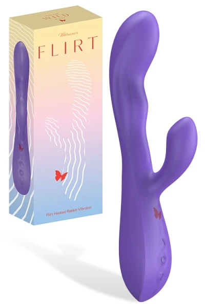 Wild Secrets Flirt 9" Heated Rabbit Vibrator
