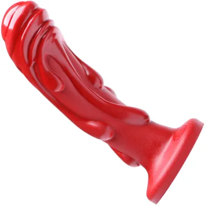 Magma Silicone Dildo By Tantus Red