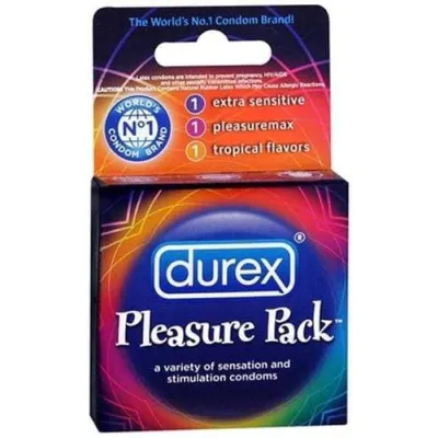 Durex Pleasure Pack 3 Pack