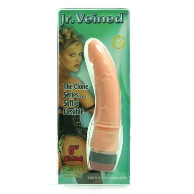 JR VEINED 6 INCH DONG FLESH