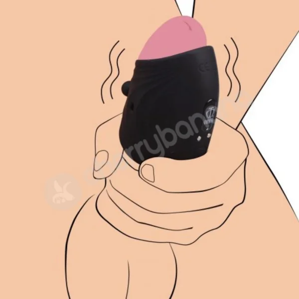 Trinity Vibes 10x Pleasure Stroke Adjustable Sleeve Vibrating Penis Stroker