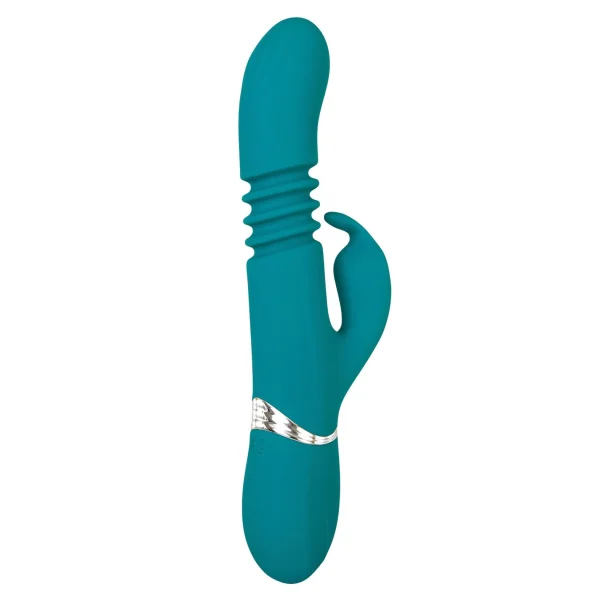 Adam & Eve Eve's Rechargeable Thrusting Rabbit - Green — image 17 of 25