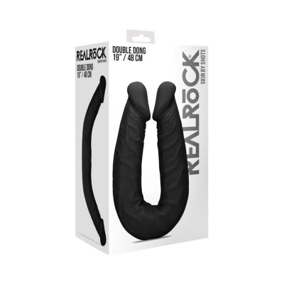 Realrock 19 48 Cm Double Dong Black