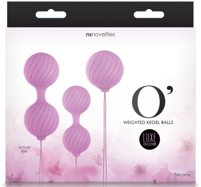 Luxe O Weighted Kegel Balls Pink