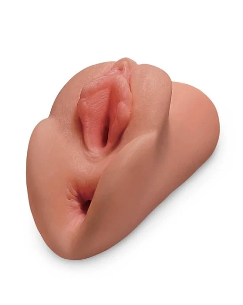 Pdx Plus Perfect Pussy Double Stroker  - Caramel