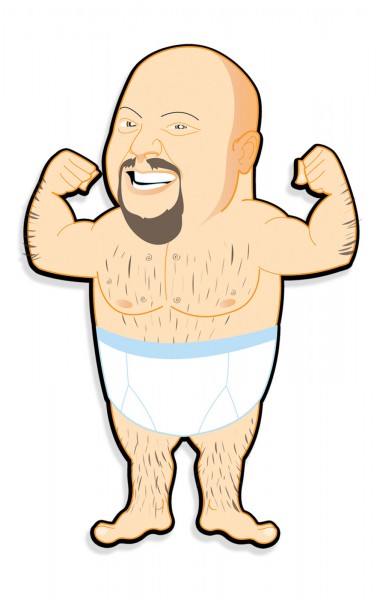 Mini Midget-man Blow Up Doll