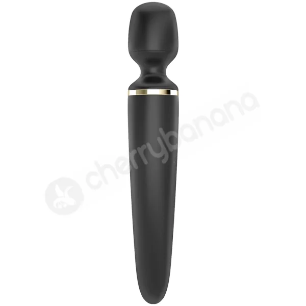 Satisfyer Wand-Er Woman Black Wand Vibrator