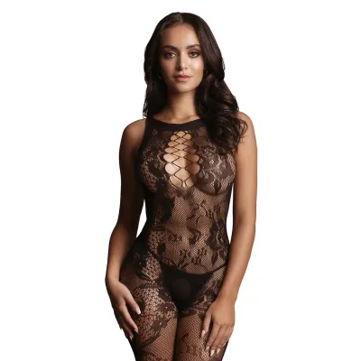 Criss Cross Neck Bodystocking