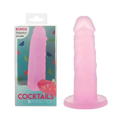 Addiction Cocktails Silicone Purple Cosmo W power Bullet
