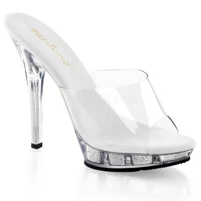 LIP 101 5 Heel 3 4 Glitter Filled PF Slide