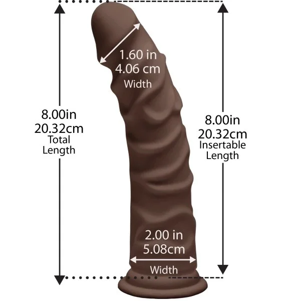 The D Ragin 8 inches Ultraskyn Dildo — image 7 of 10