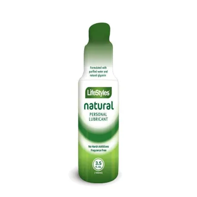 Lifestyles Natural Water Based Personal Lubricant 3 5oz Pump Bottle Sexual Lubricants