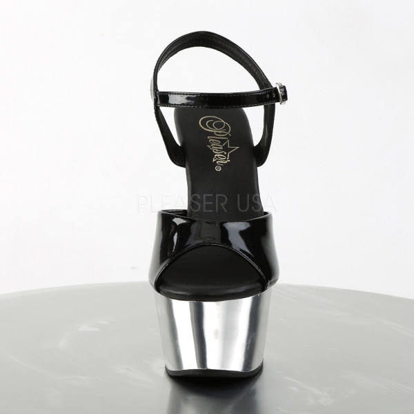 6 inches Heel, 2 1/4 inches PF Vegan Friendly Ankle Strap Sandal — image 18 of 25
