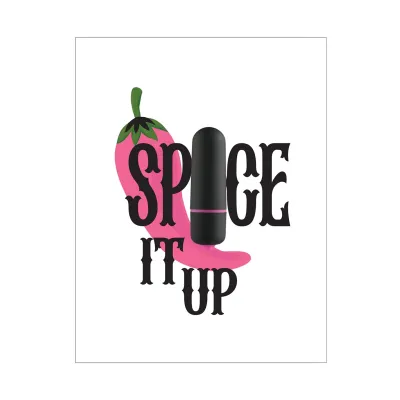 NaughtyVibes Greeting Card Spice It Up